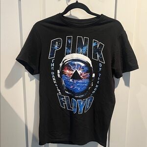 Pink Floyd Dark Side of the Moon Graphic T-Shirt Black Size M